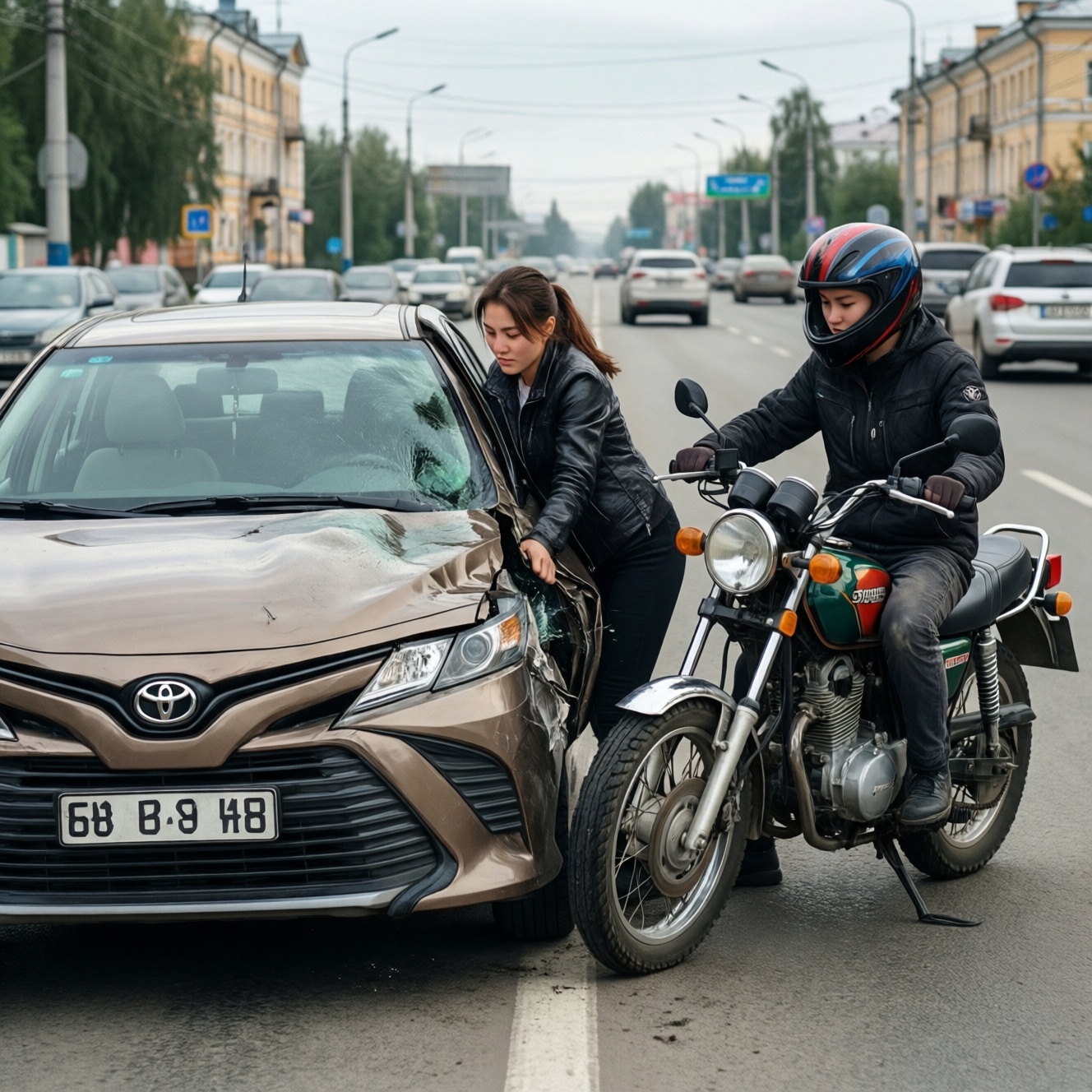 В Уссурийске toyota сбила несовершеннолетнего мотоциклиста в центре города В Уссурийске toyota сбила несовершеннолетнего мотоциклиста в центре города